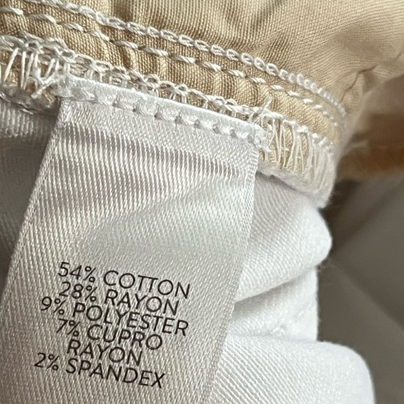 NWT J. Jill High Rise Cropped Split Hem Jeans - White - Picture 14 of 15